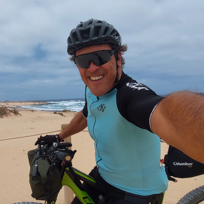 Nacho Herrero, guía de Ebike Experiences Lanzarote